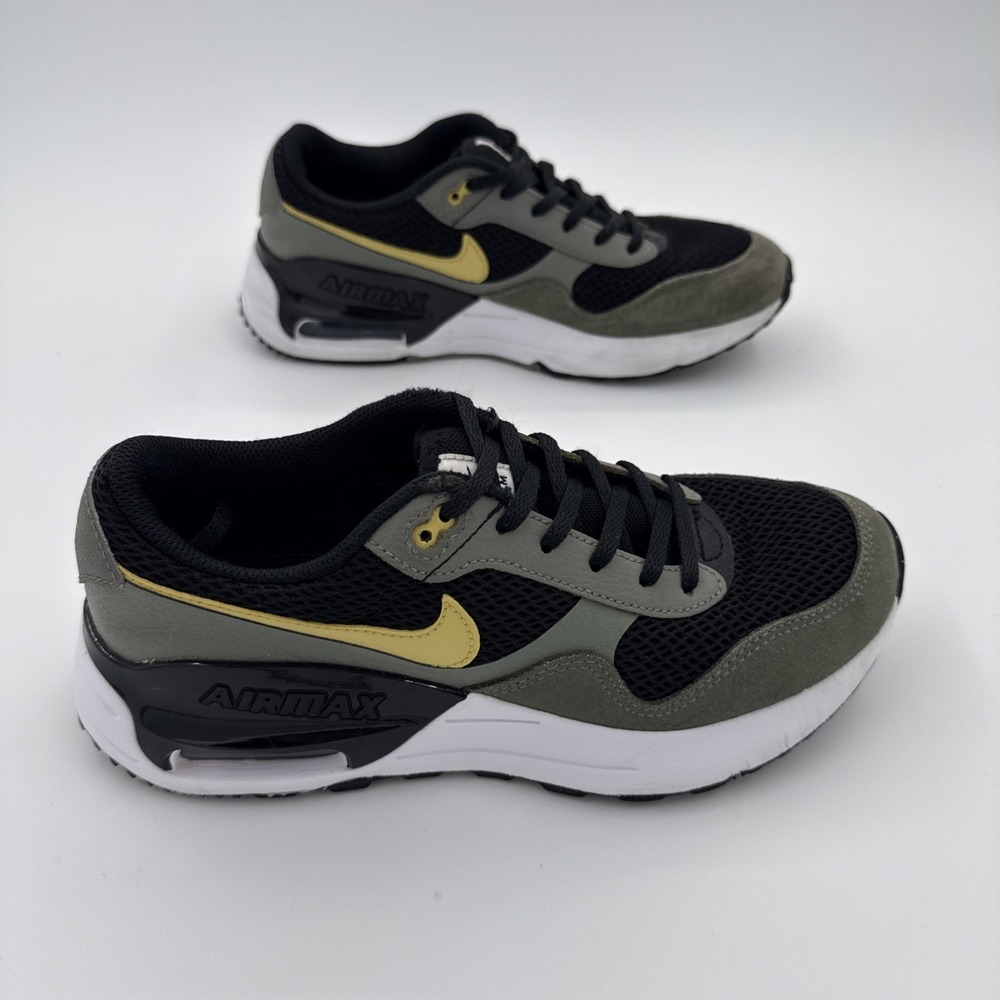 Nike Air Max SYSTM (GS) Boys Youth 7Y Stucco & Saturn Gold Low Top - Picture 2 of 6